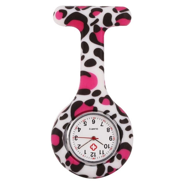 Nurse Watches Printed Style Clip-on
