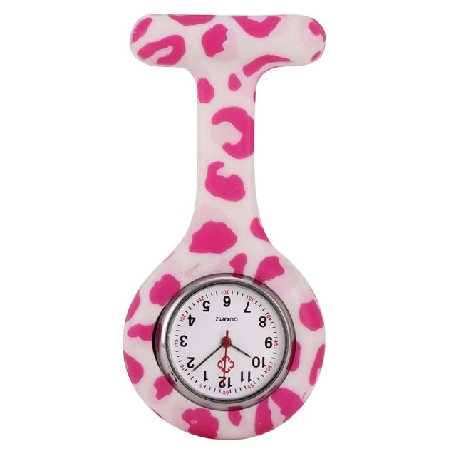 Nurse Watches Printed Style Clip-on