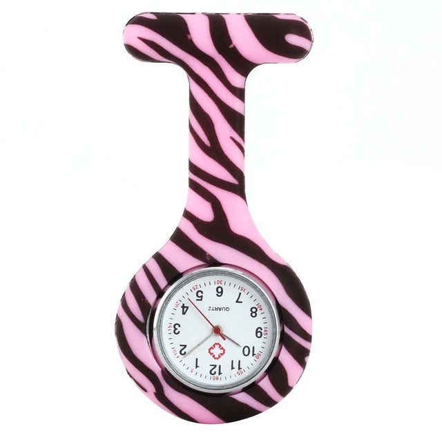 Nurse Watches Printed Style Clip-on