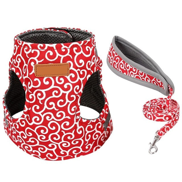 Pet Vest Outdoor Travel Harness Leash Set