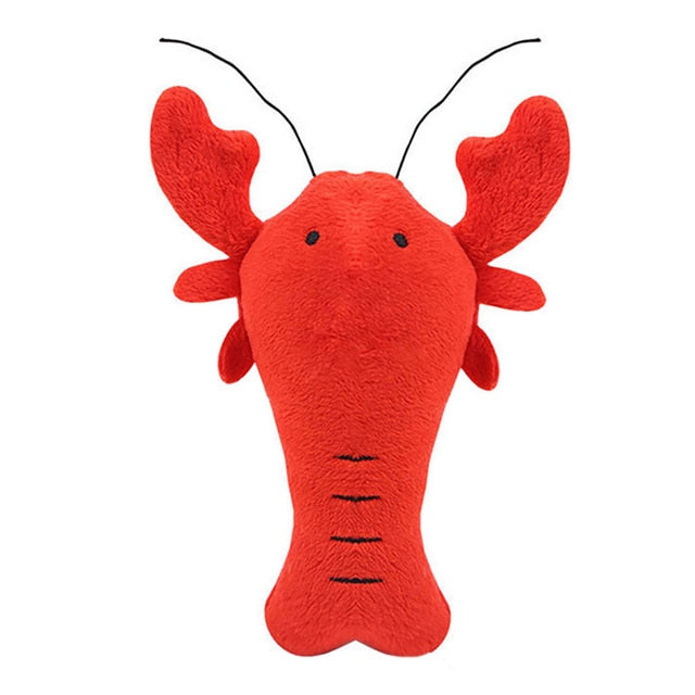 Plush Squeaky Bone Dog Toys Bite-Resistant Clean Dog Chew