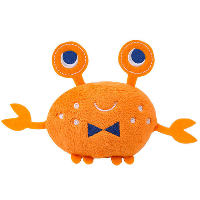 Plush Squeaky Bone Dog Toys Bite-Resistant Clean Dog Chew