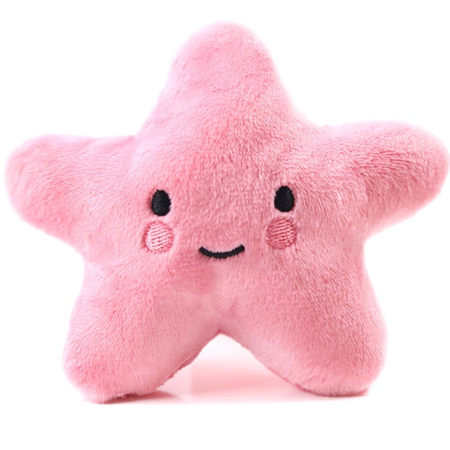Plush Squeaky Bone Dog Toys Bite-Resistant Clean Dog Chew