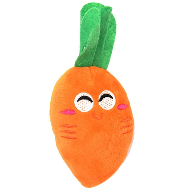 Plush Squeaky Bone Dog Toys Bite-Resistant Clean Dog Chew