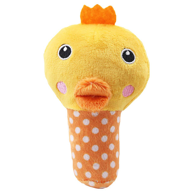 Plush Squeaky Bone Dog Toys Bite-Resistant Clean Dog Chew