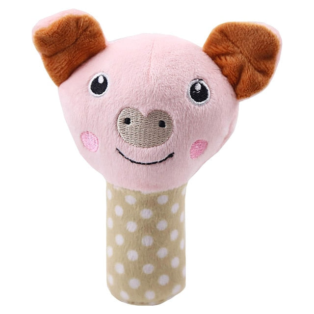 Plush Squeaky Bone Dog Toys Bite-Resistant Clean Dog Chew