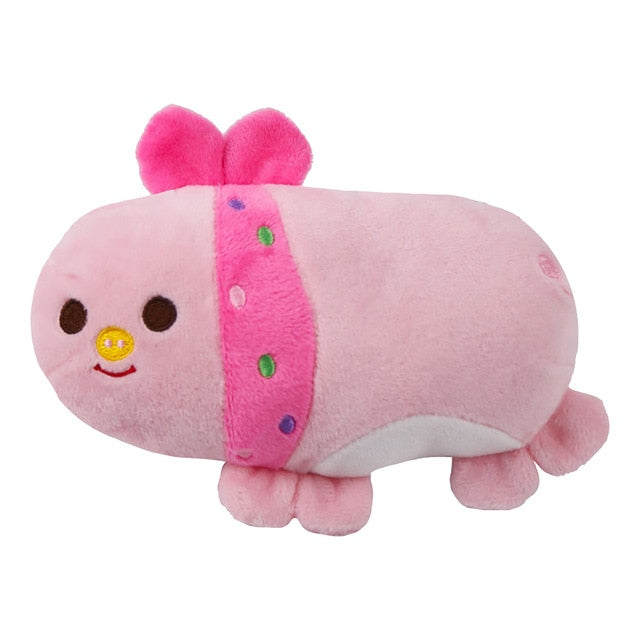 Plush Squeaky Bone Dog Toys Bite-Resistant Clean Dog Chew