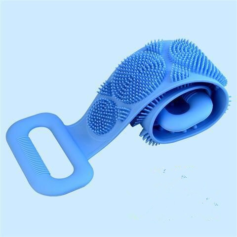 Silicone Bath Towels Rubbing Back Massage Scrubber Brushes