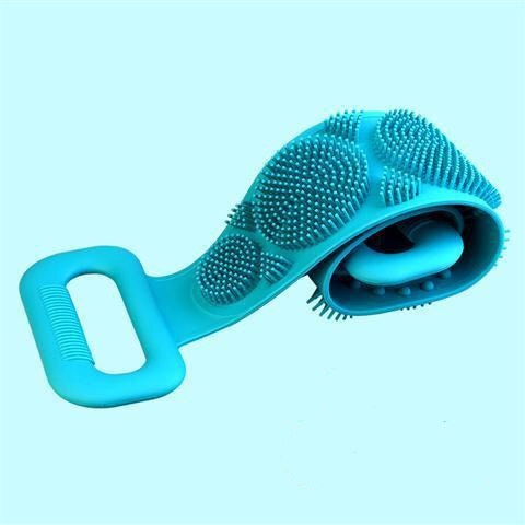 Silicone Bath Towels Rubbing Back Massage Scrubber Brushes