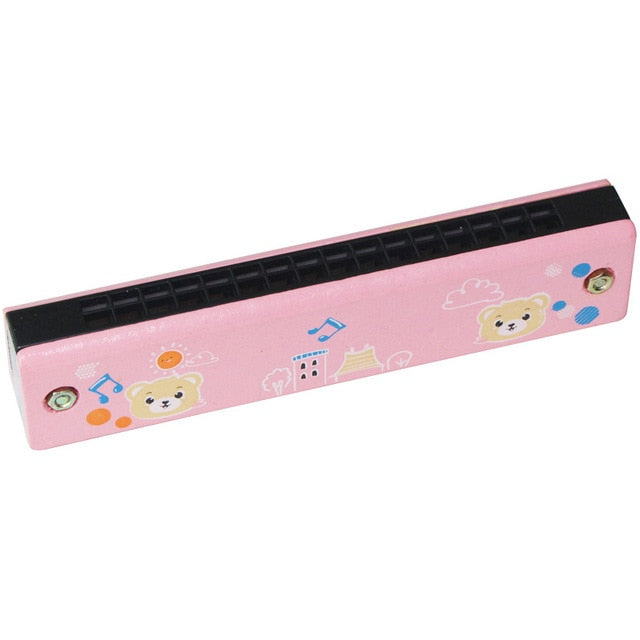 Double Row 16 Hole Harmonica Musical Instruments Creative Early Education Toy New Teaching