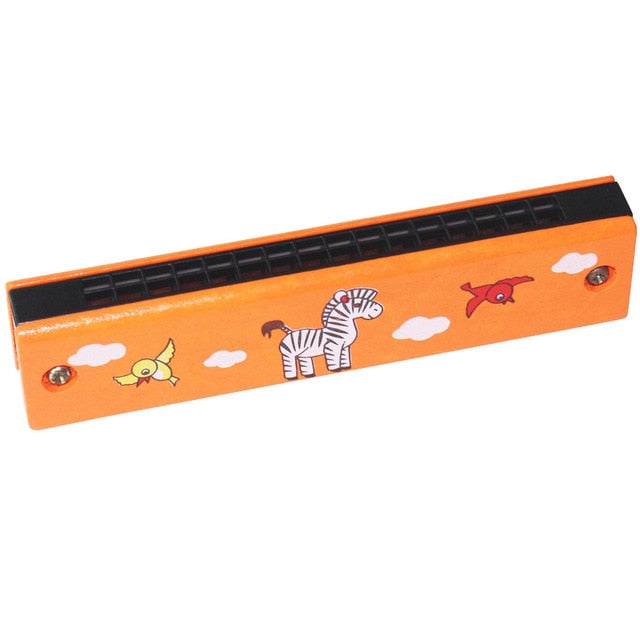Double Row 16 Hole Harmonica Musical Instruments Creative Early Education Toy New Teaching