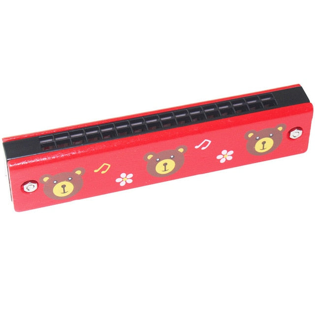 Double Row 16 Hole Harmonica Musical Instruments Creative Early Education Toy New Teaching