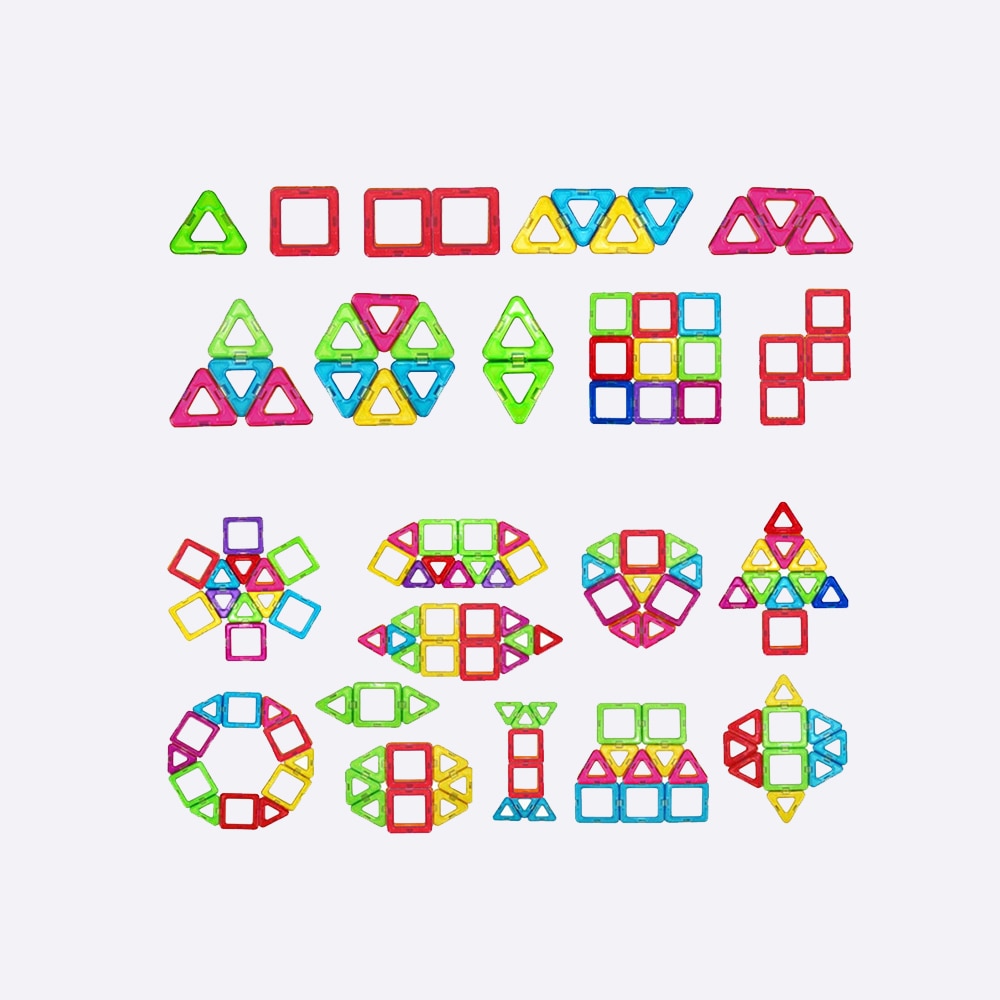 110pcs Kids Magnetic Building Blocks Set