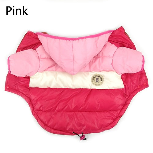 Autumn Winter Pet Dog Clothes For Small Dogs Waterproof Fabric Jacket Pets Dogs Clothing Thick Cotton Coat For Chihuahua Coats