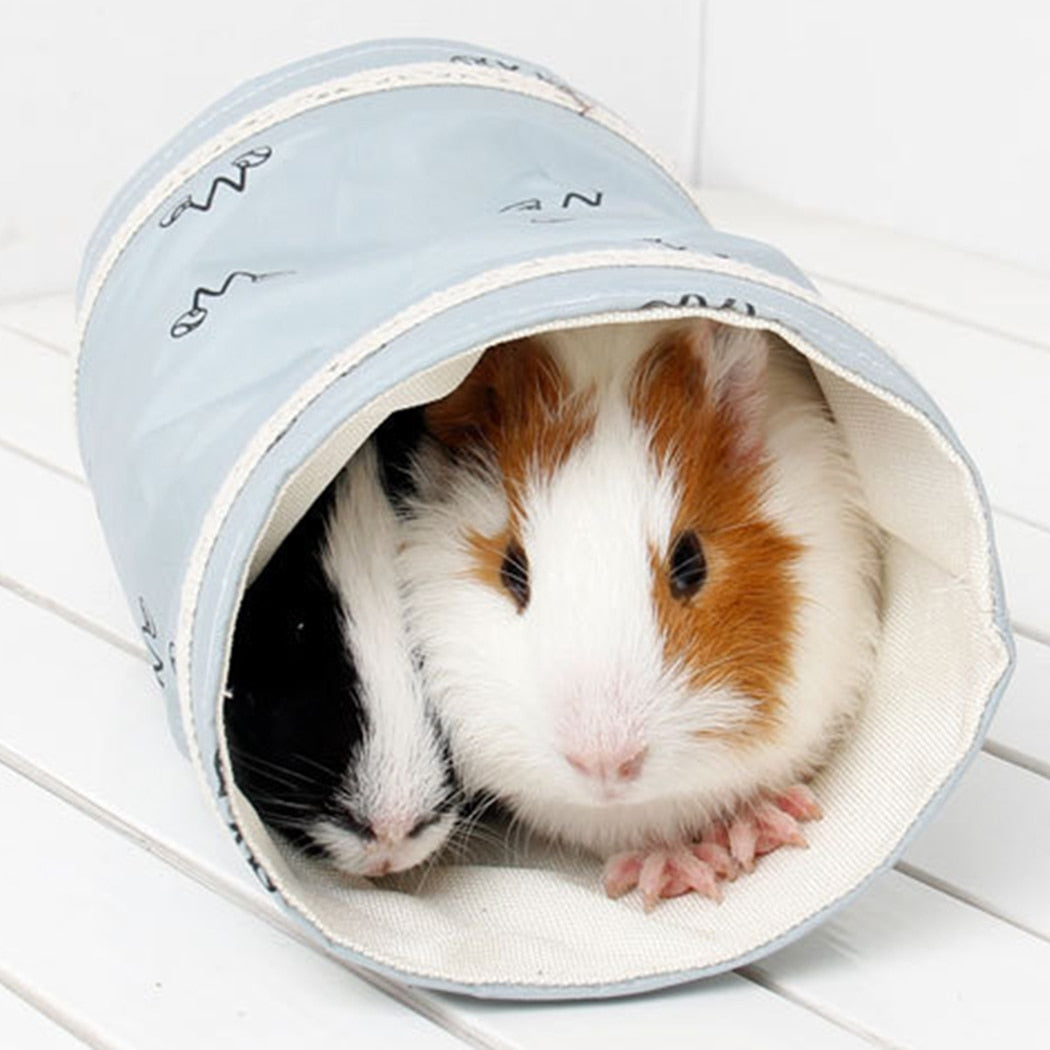 Small Guinea Pig Hamster Toy Tubes Tunnels House