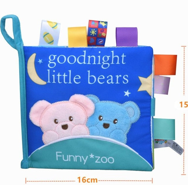 Baby Book Soft Cloth Books Toddler Newborn Early Learning Develop Cognize Reading Puzzle Book Toys Infant Quiet Book For Kids