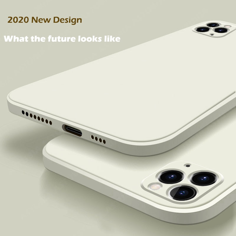 New Luxury Liquid Silicone Case For iPhone
