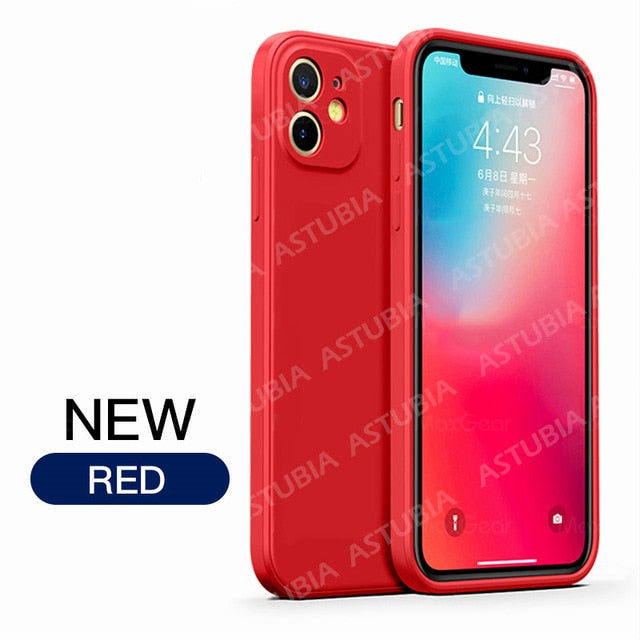 New Luxury Liquid Silicone Case For iPhone