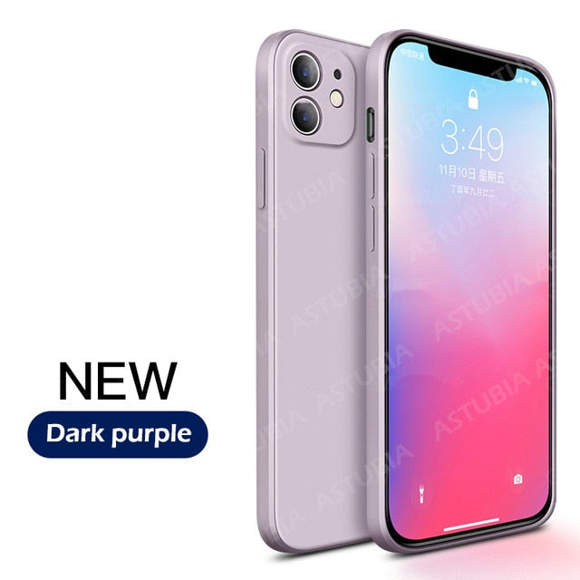 New Luxury Liquid Silicone Case For iPhone