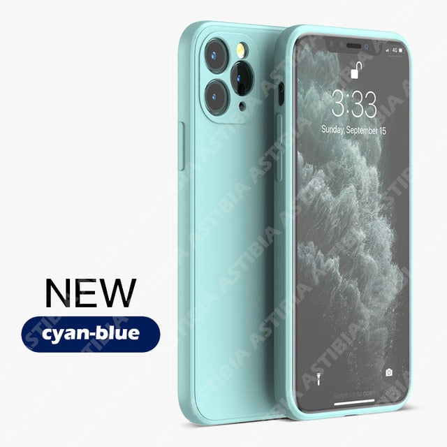 New Luxury Liquid Silicone Case For iPhone