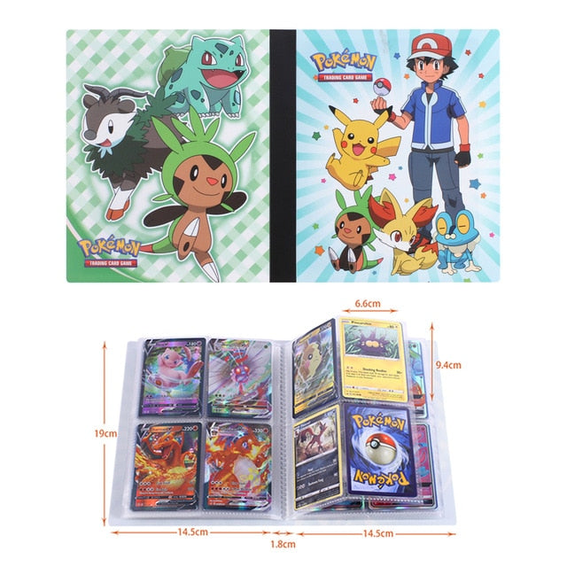 NEW 240pcs Characters Card Collection Notebook Game Card Playing Album Pokemones