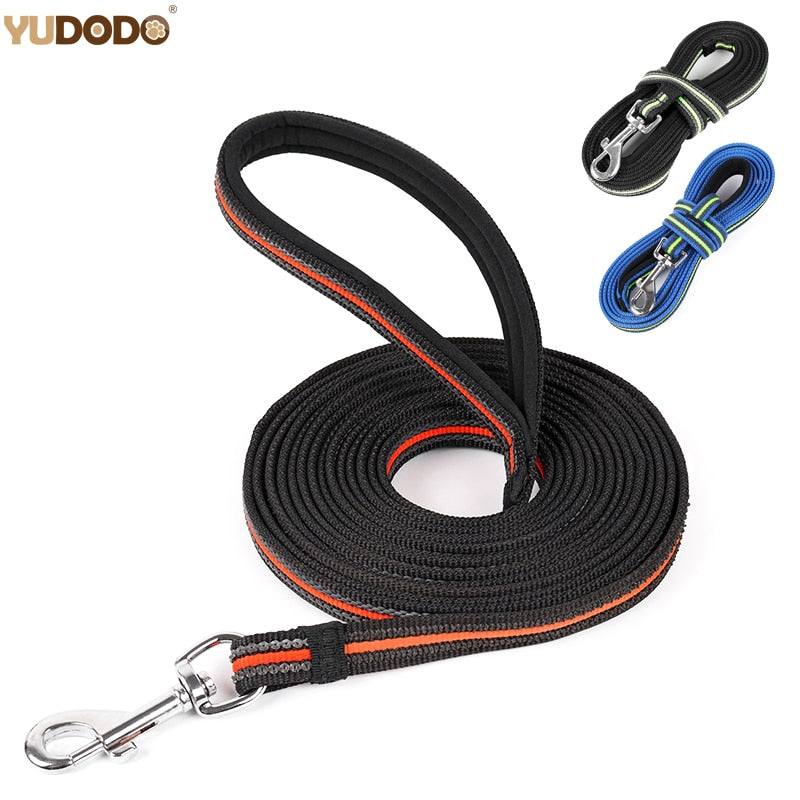 3M/5M/10M Pet Dog Chain Leash Products Accessories Nylon Anti-Skid Outdoor Training Pet Lead Belt Soft Padded Handle Dog Leash