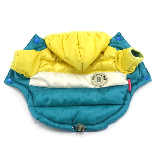 Autumn Winter Pet Dog Clothes For Small Dogs Waterproof Fabric Jacket Pets Dogs Clothing Thick Cotton Coat For Chihuahua Coats