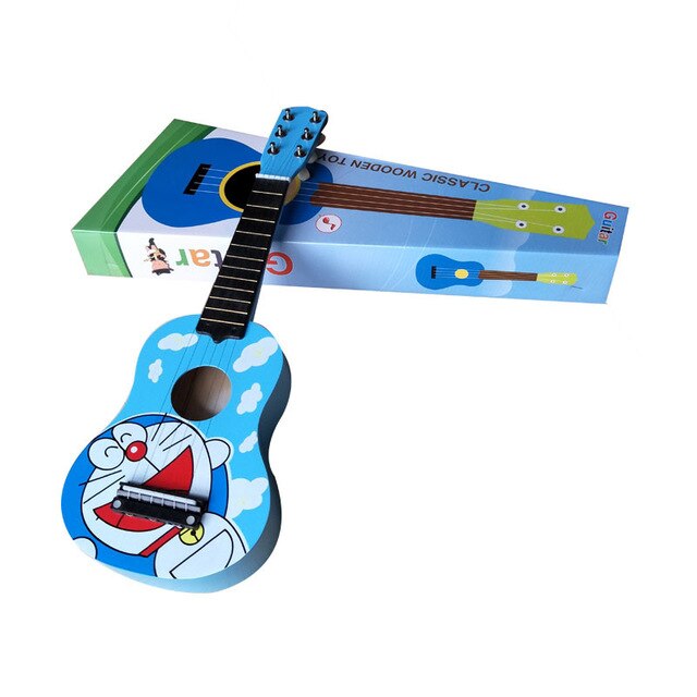 Children Toy Guitar 6 Strings Wooden
