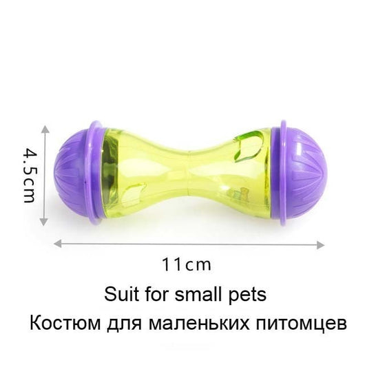 Interactive Dog Cat Food Treat Ball Bowl Toy Shaking Leakage Food Container