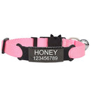 Personalized ID Free Engraving Cat Collar Safety Breakaway & Small Dog