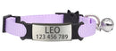 Personalized ID Free Engraving Cat Collar Safety Breakaway & Small Dog