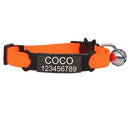 Personalized ID Free Engraving Cat Collar Safety Breakaway & Small Dog