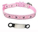 Personalized ID Free Engraving Cat Collar Safety Breakaway & Small Dog