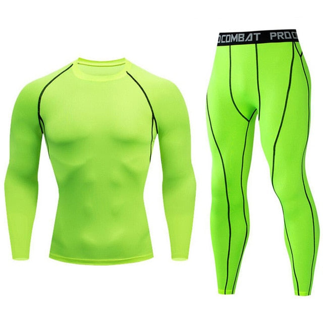 Quick Dry Men's  Thermal underwear Sets