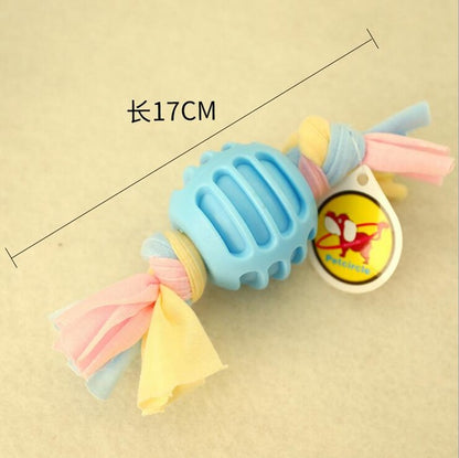 Pet Dog Toy Chew Squeaky Rubber Toys Vocal Molar Rubber