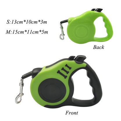 Nylon Retractable Dog Leash Rope For Small Medium Large Dog Cat Retractable