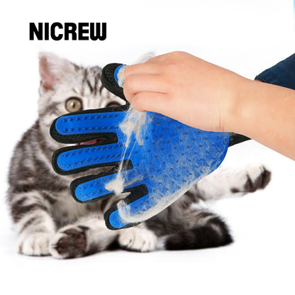 NICREW cat grooming glove Hair Deshedding Brush/ Comb Glove
