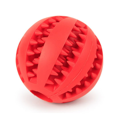 Soft Pet Dog Toy Funny Interactive Elasticity Ball Chew Teeth Clean Extra-tough Rubber Ball