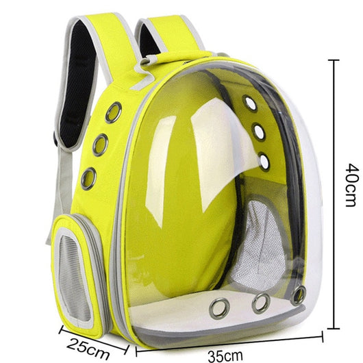 Cat bag Breathable Portable Pet Carrier backpack for cat and dog Transparent