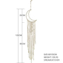 Nordic Star Moon Macrame Dream Catcher Boho Room Decor