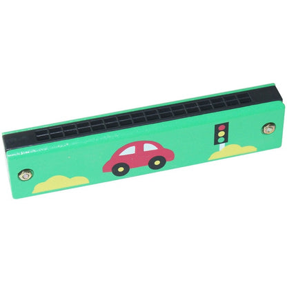 Double Row 16 Hole Harmonica Musical Instruments  Creative Early Education Toy New Teaching