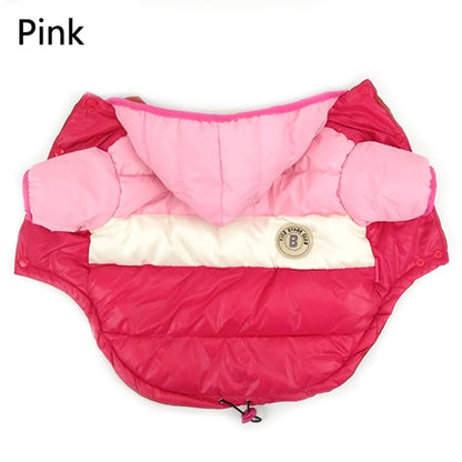 Autumn Winter Pet Dog Clothes For Small Dogs Waterproof Fabric Jacket Pets Dogs Clothing Thick Cotton Coat For Chihuahua Coats