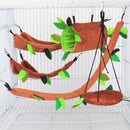 Ropeway Nest Forest Hamster Hammock Soft Toys Leaf Tunnel Toy House