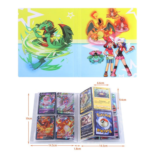 NEW 240pcs Characters Card Collection Notebook Game Card Playing Album Pokemones
