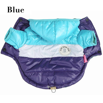 Autumn Winter Pet Dog Clothes For Small Dogs Waterproof Fabric Jacket Pets Dogs Clothing Thick Cotton Coat For Chihuahua Coats